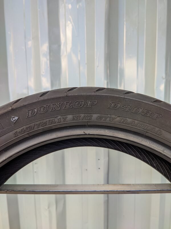 Dunlop D408F Harley Davidson 140/75-17 Usado - Imagem 3