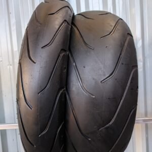 Michelin Scorcher 11 130/60-21 + 240/40-18 Pneu Usado